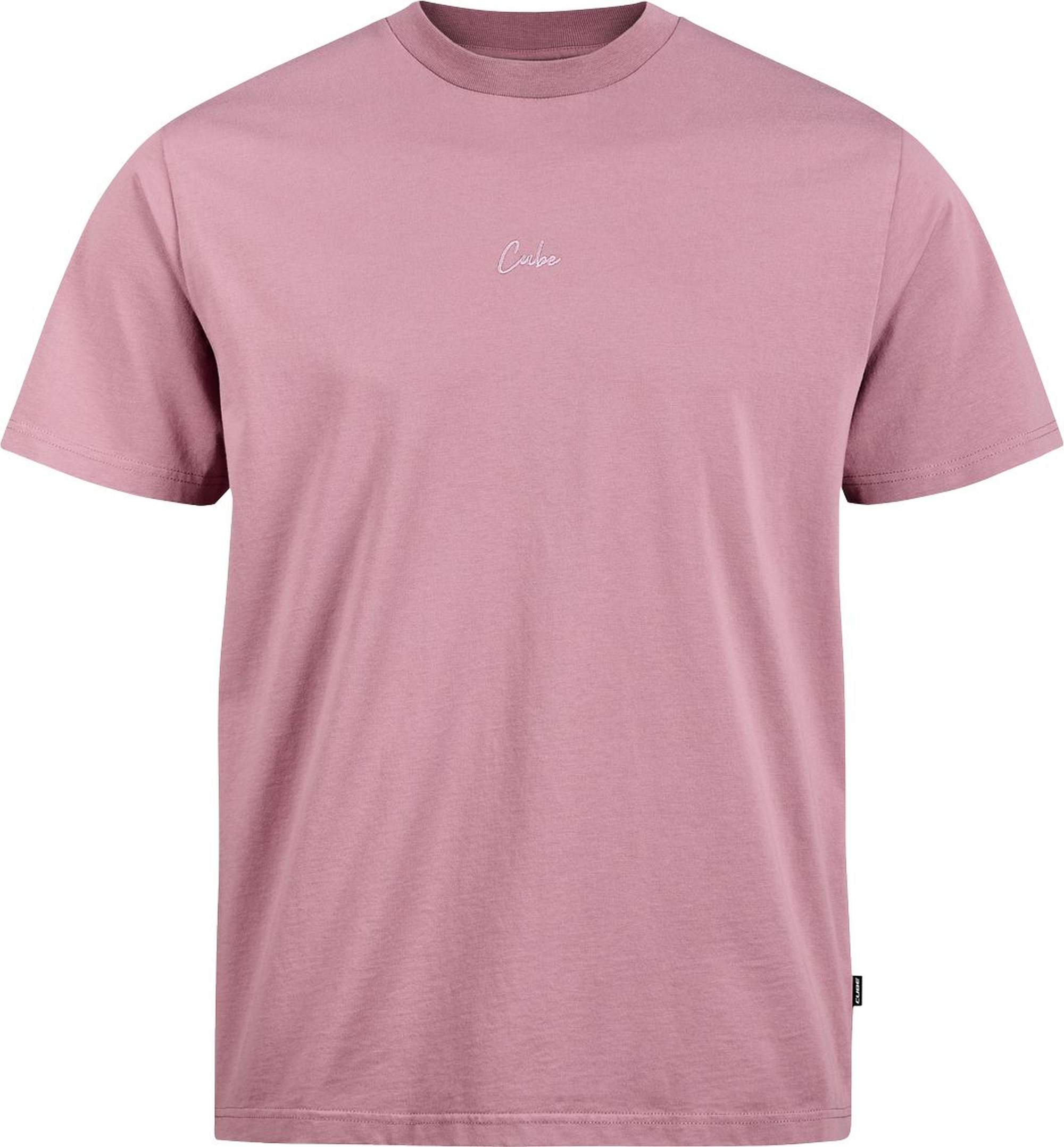 CUBE ORGANIC T-SHIRT SCRIPT GTY FIT LAVENDER