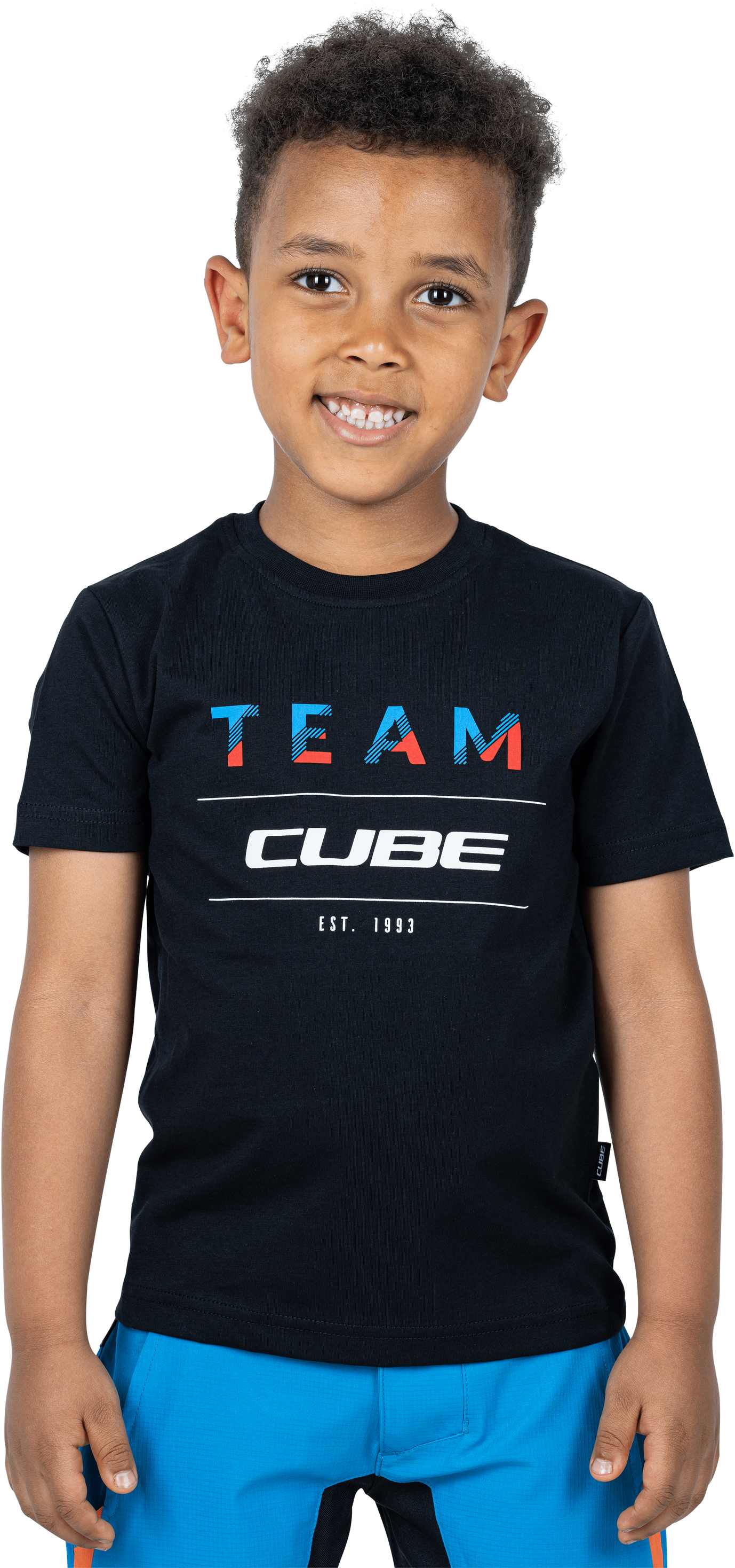CUBE Junior Organic T-Shirt Team Black