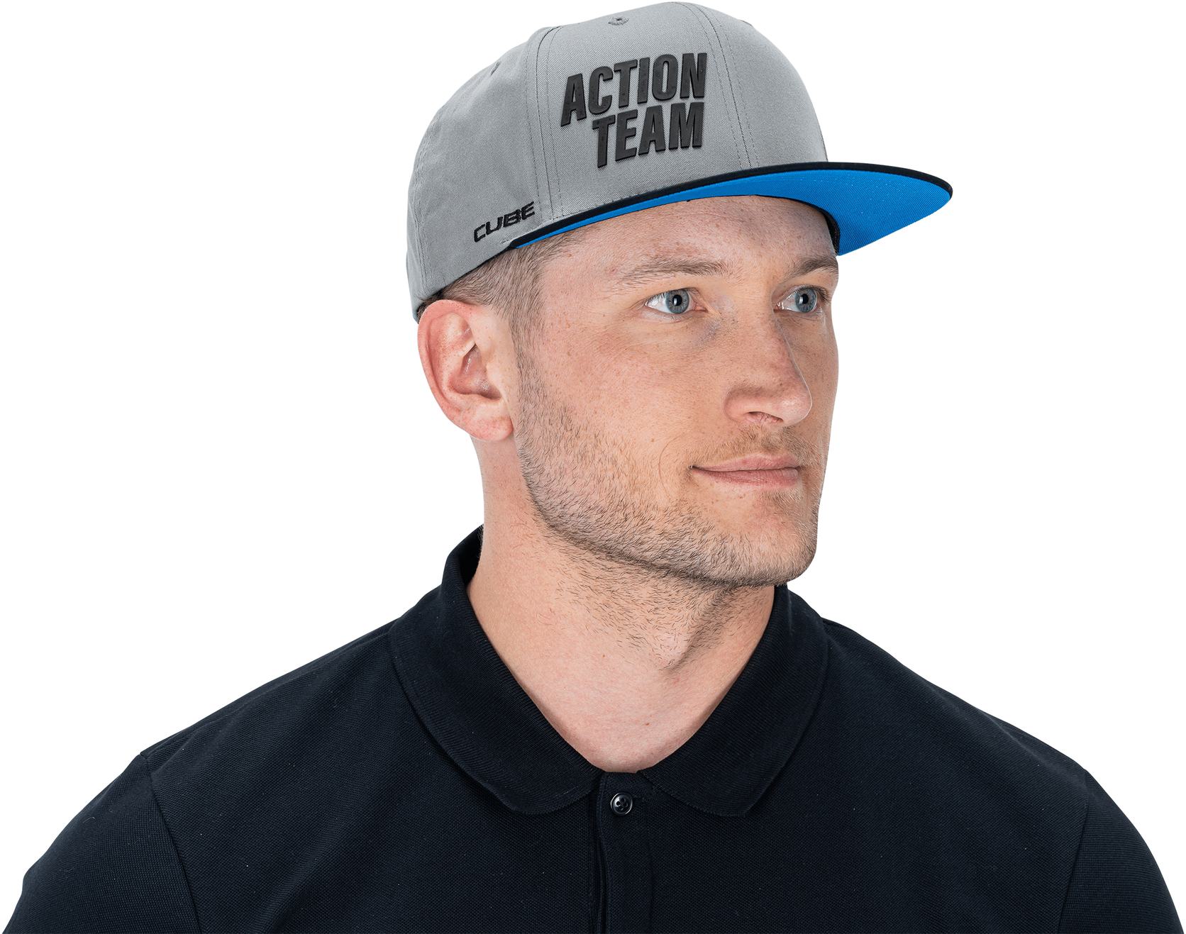 CUBE Freeride Cap X Actionteam Grey/Black Onesize