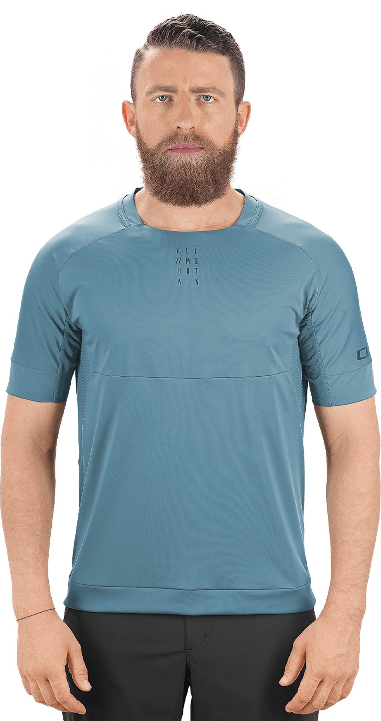 CUBE Am Round Neck Jersey S/S Smoke Blue