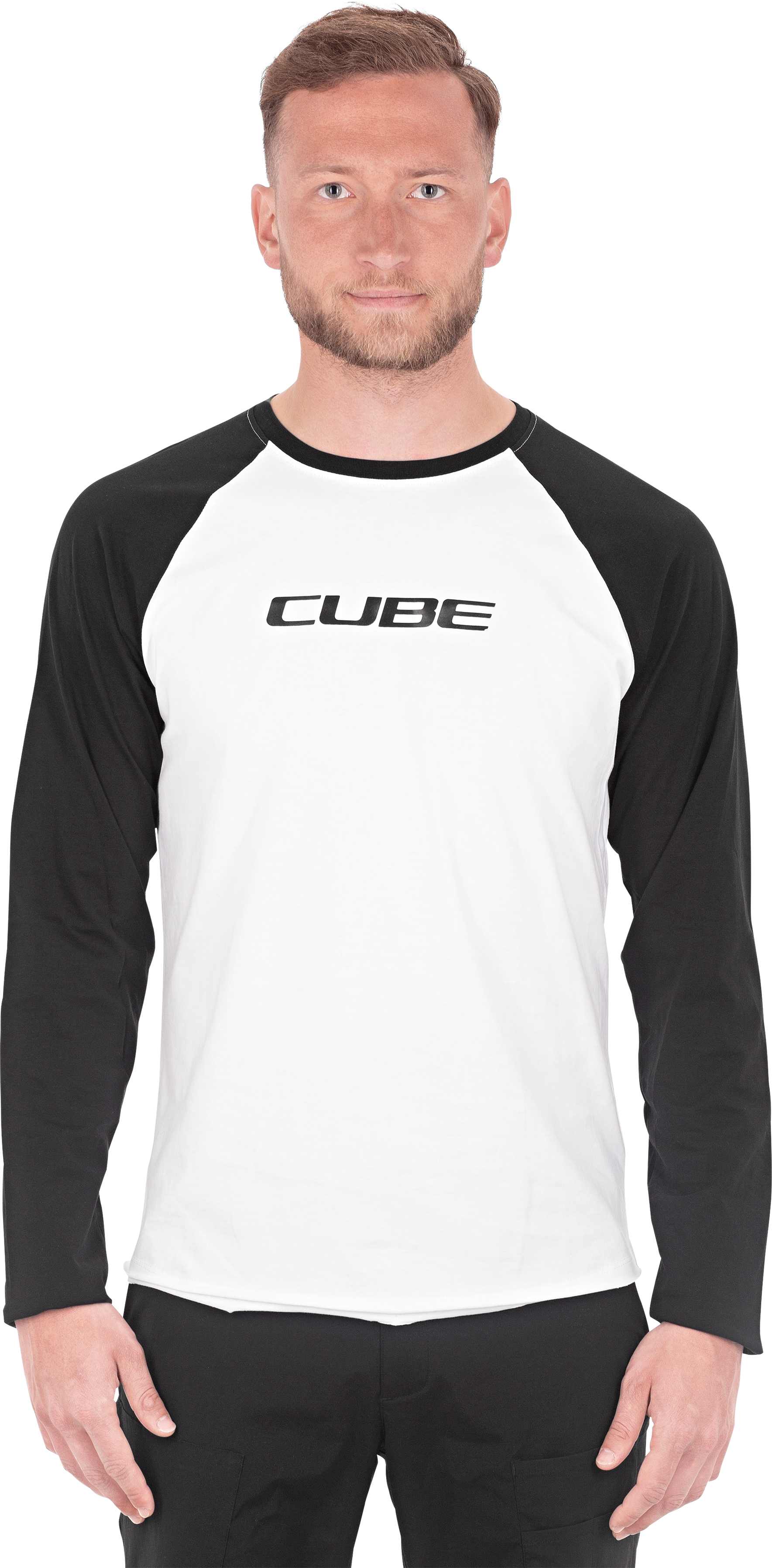 CUBE Organic Longsleeve Black/White