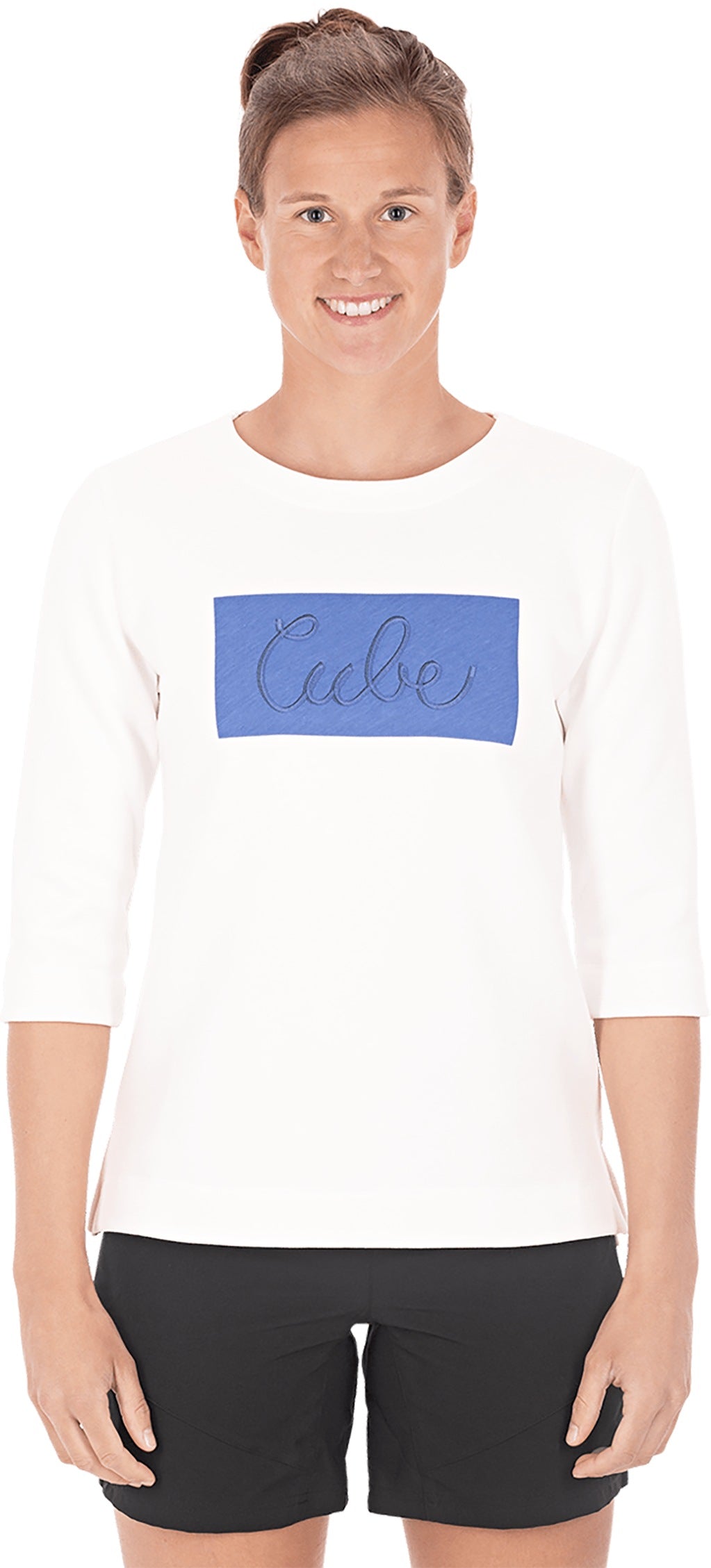 CUBE Organic Ws 3/4 Shirt Logo 3.0 Xl