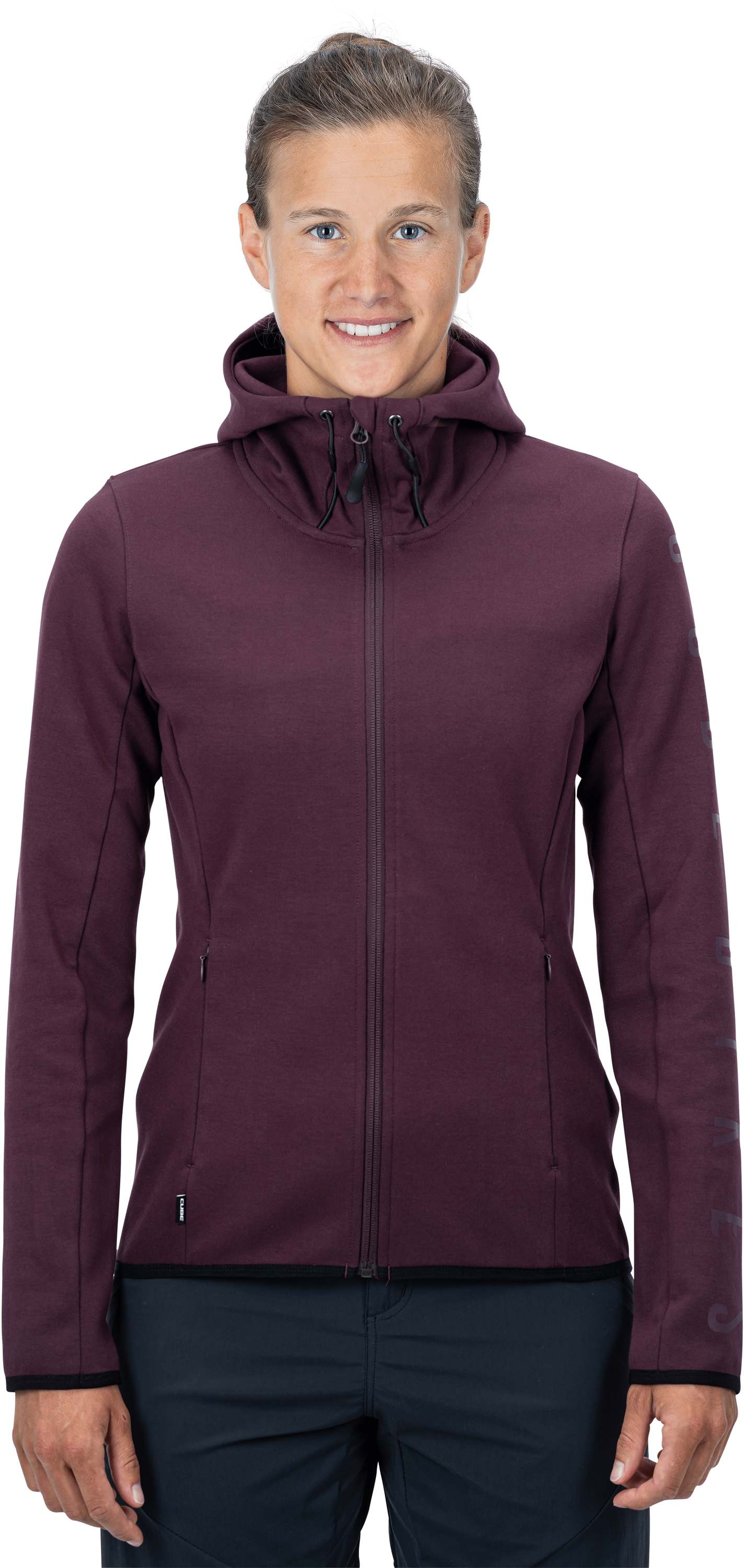 CUBE Ws Zip Hoodie Advanced Red