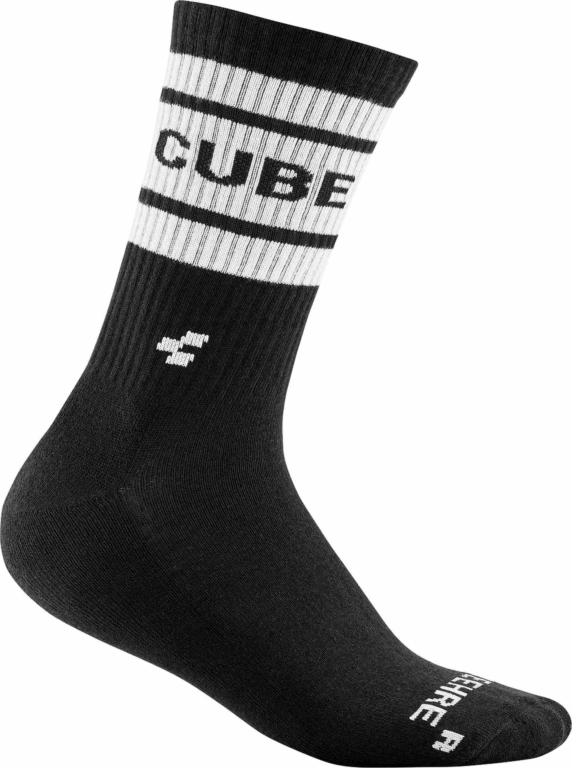 CUBE Socks After Race High Cut Black/White