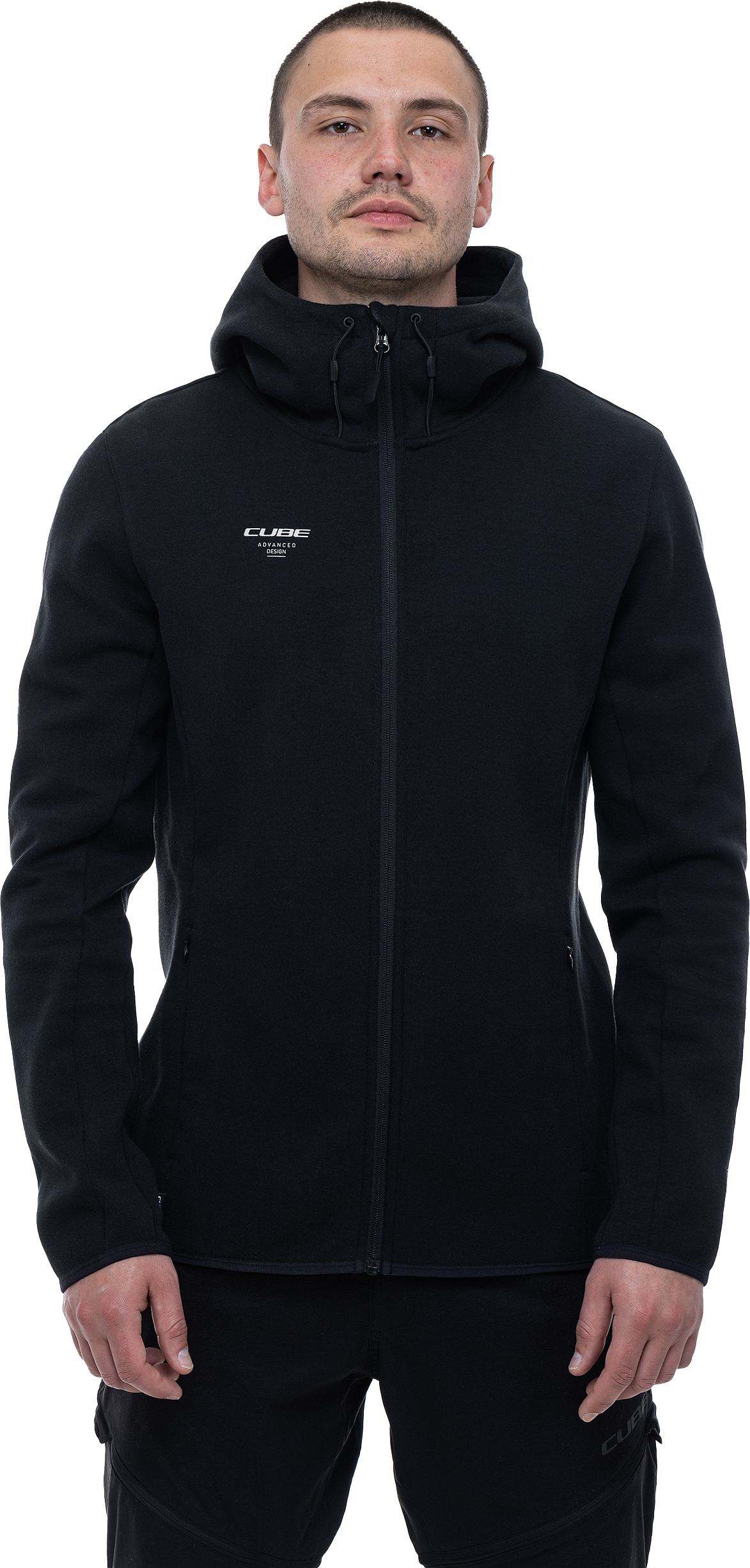 Cube Zip Hoodie Advanced Black