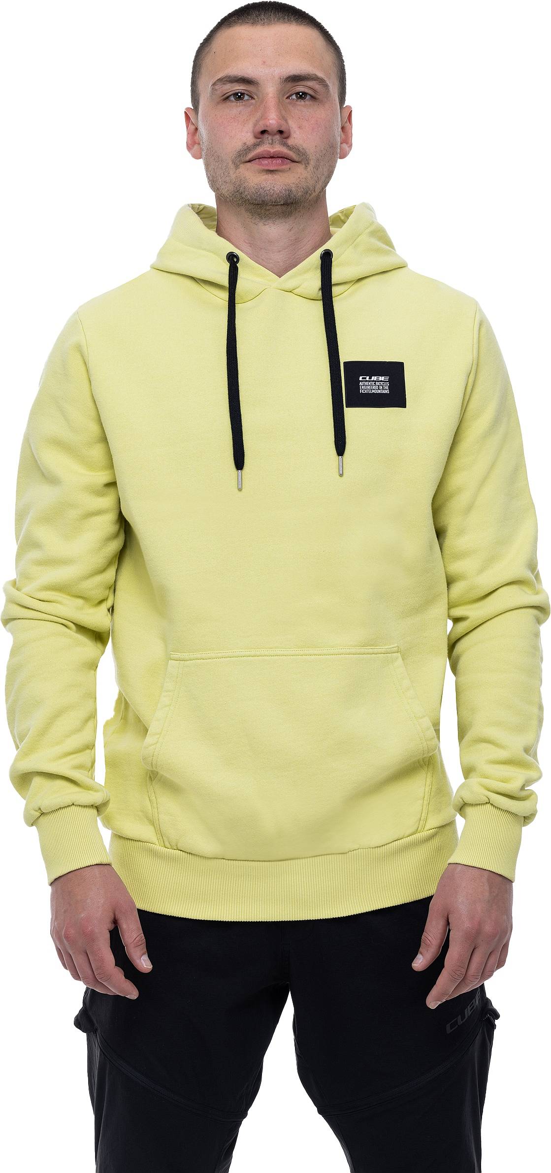 Cube Organic Hoodie Lime