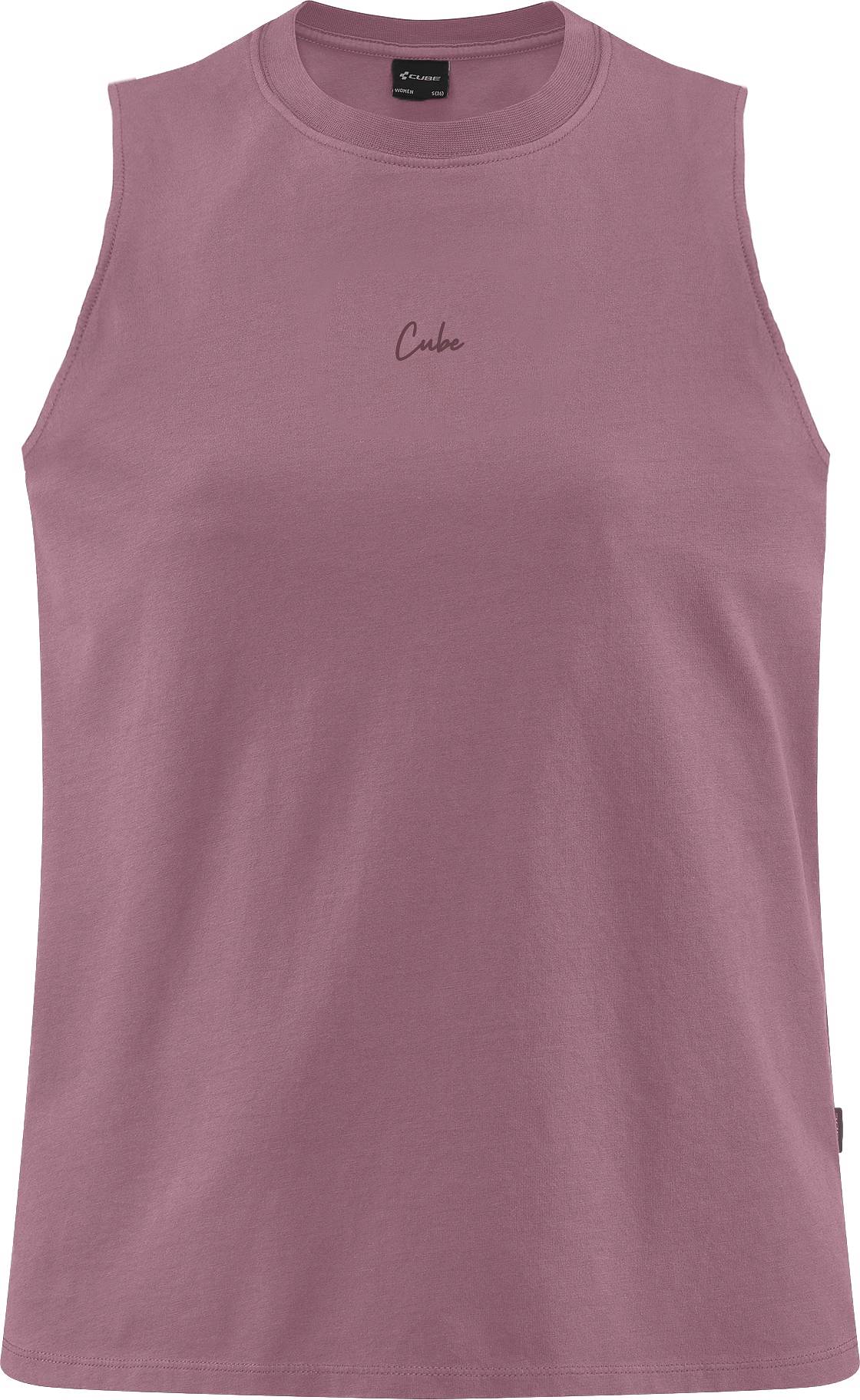 Cube Organic WS Tank Top Washed Plum