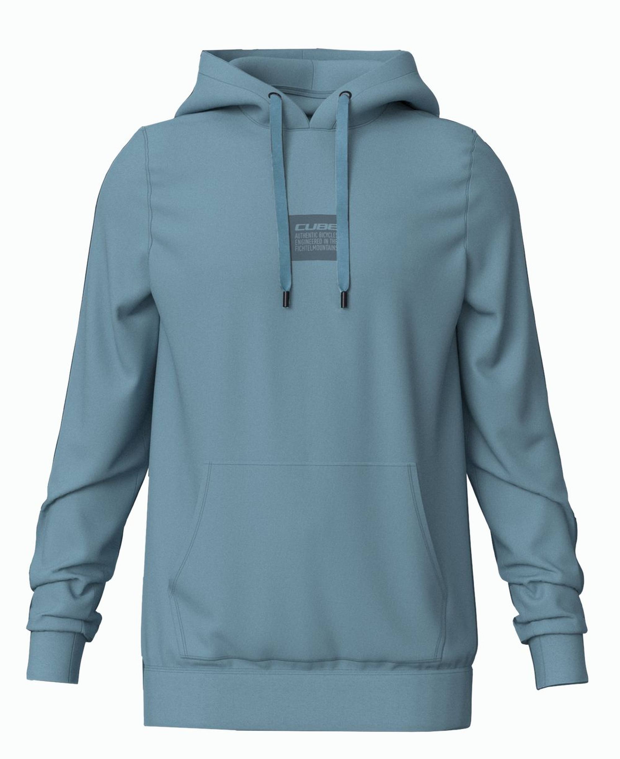 CUBE ORGANIC HOODIE ROOTS BLUE