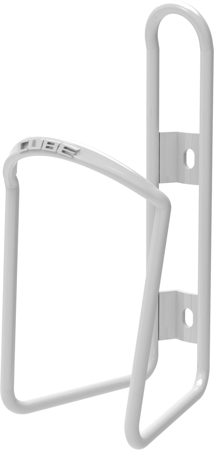 CUBE Bottle Cage Hpa Glossy White