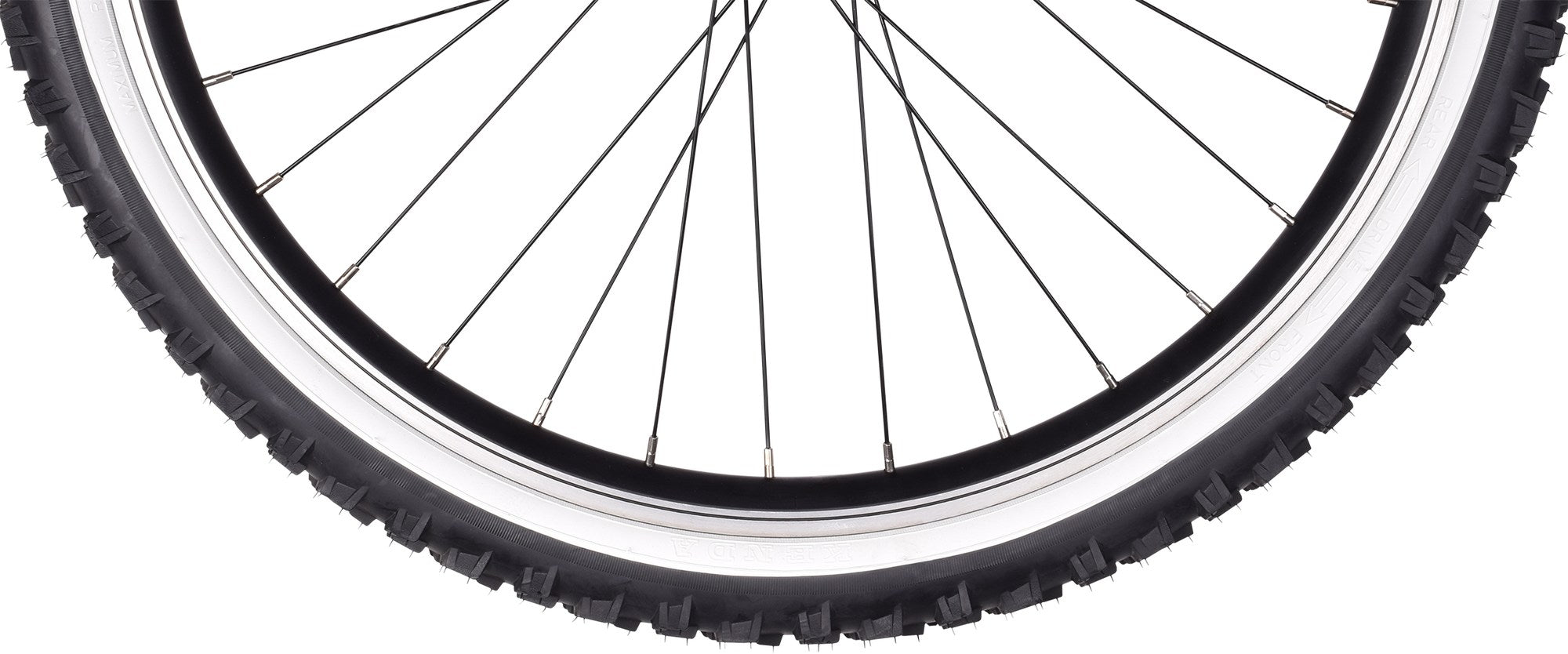 CUBE TIRE KIDS 200 (20X2.00) BLACK/WHITE