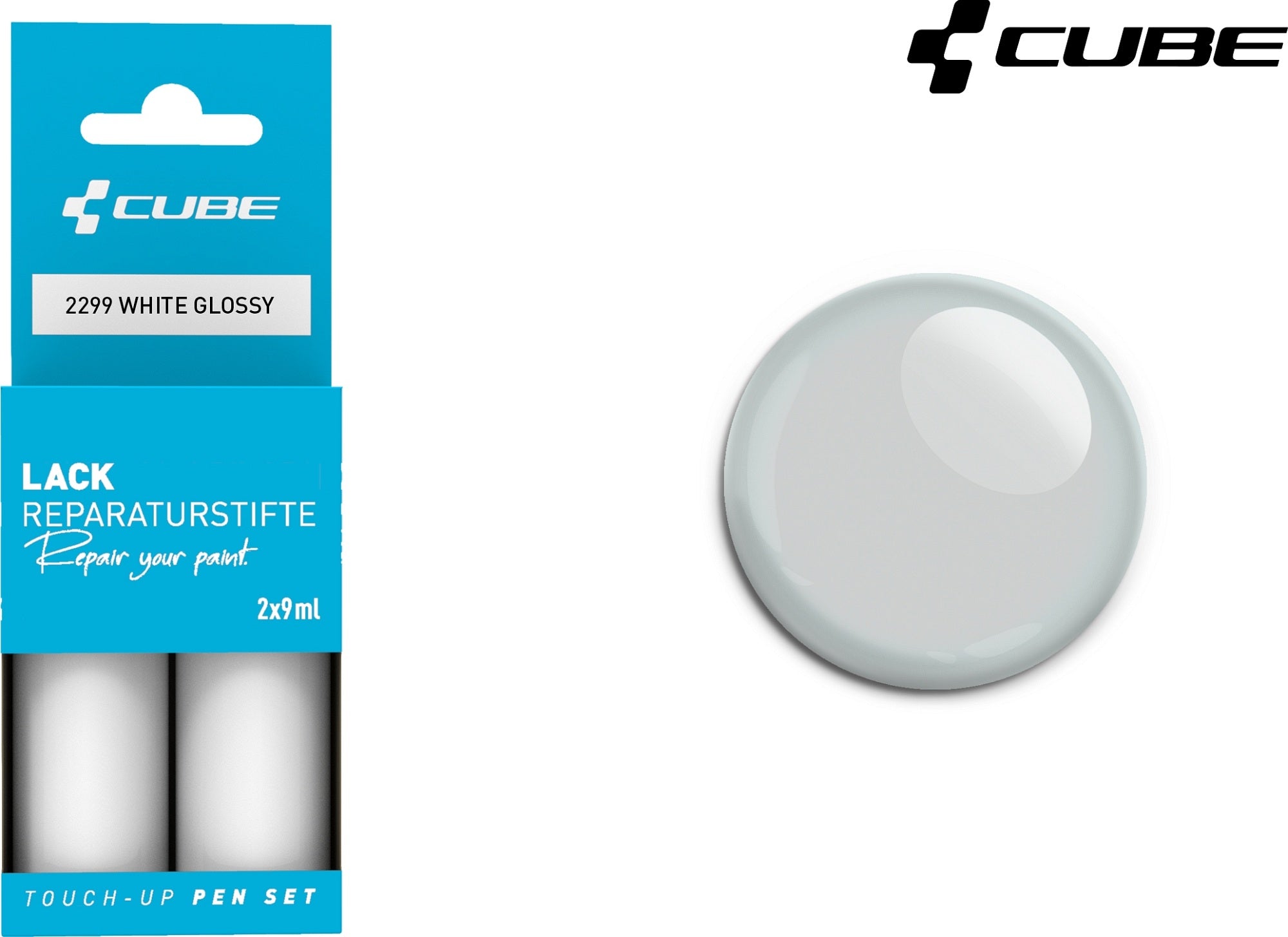 CUBE Touch Up Pen Set White Glossy 2299