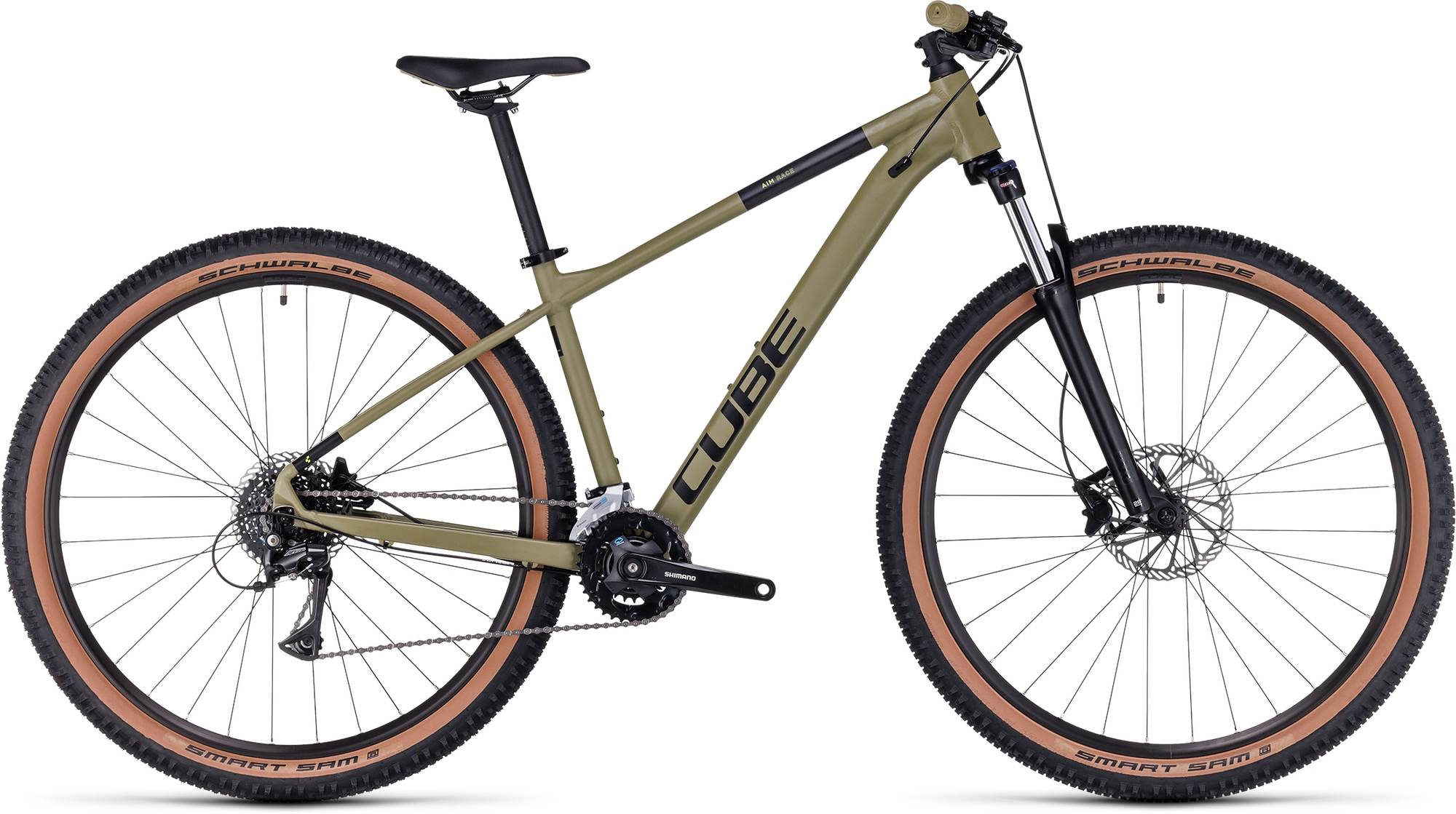 CUBE AIM RACE OLIVE/BLACK