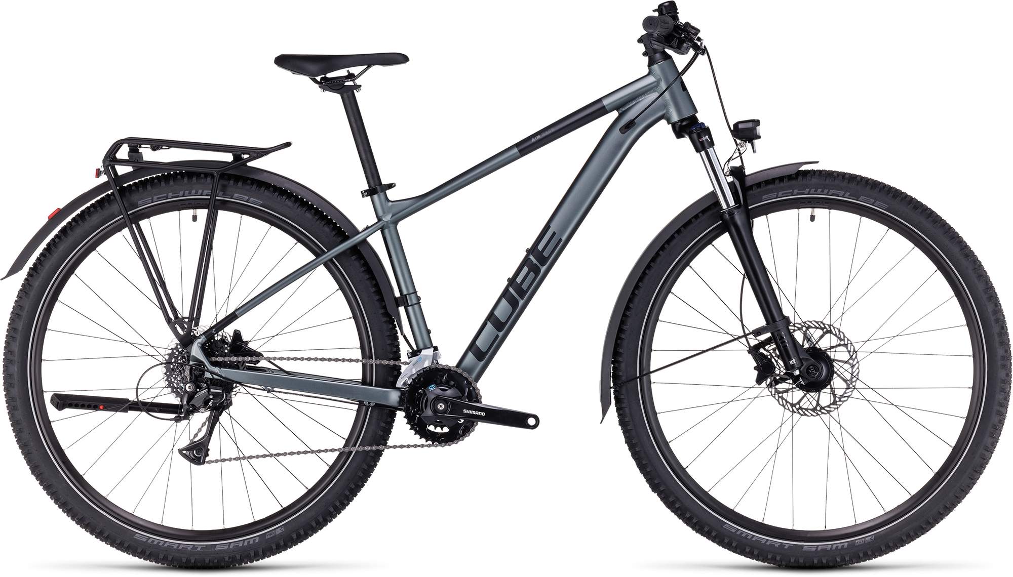CUBE AIM RACE ALLROAD FLASHGREY/BLACK