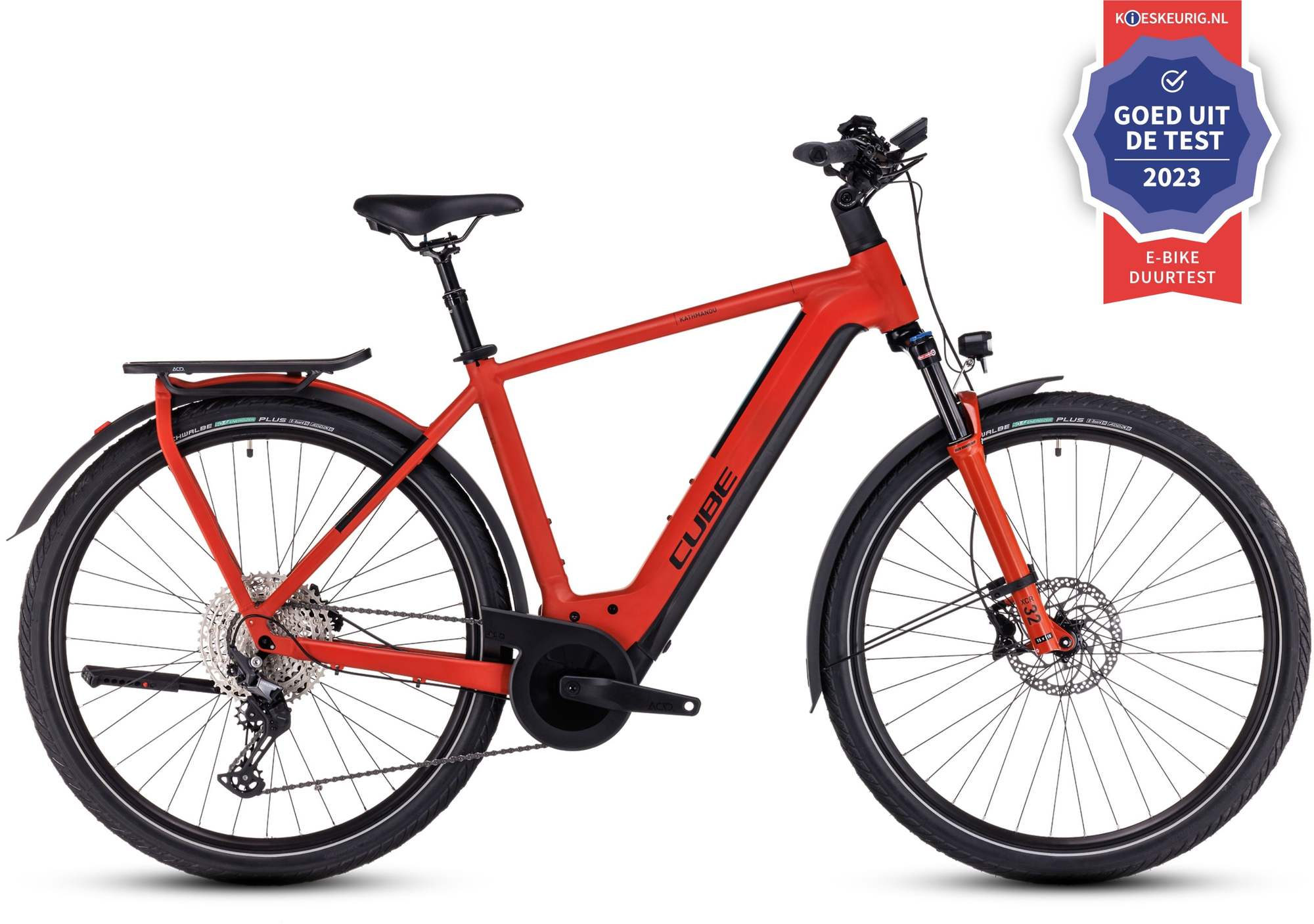 CUBE KATHMANDU HYBRID EXC 750 RED/BLACK