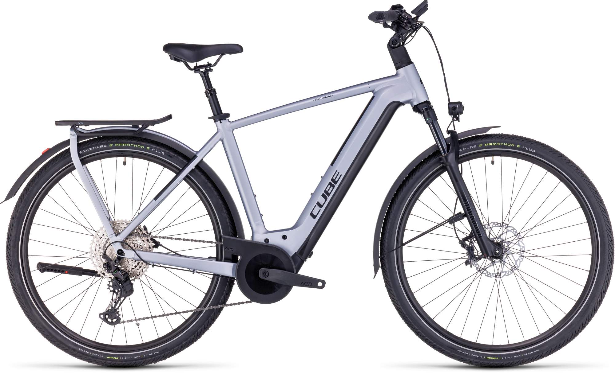 CUBE KATHMANDU HYBRID SLX 750 POLARSILVER/BLK