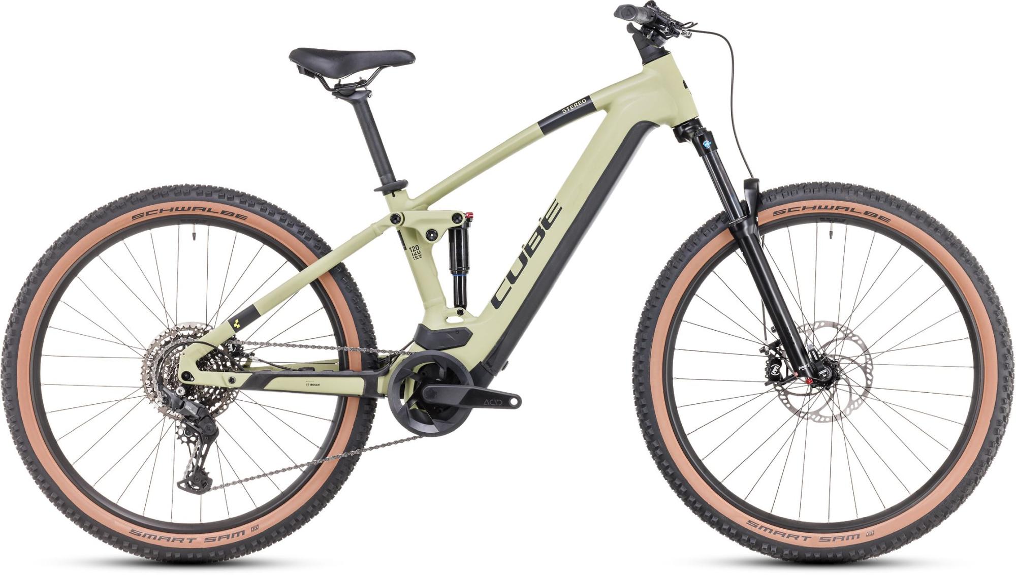 CUBE STEREO HYBRID 120 ONE 625 OLIVE/GREEN