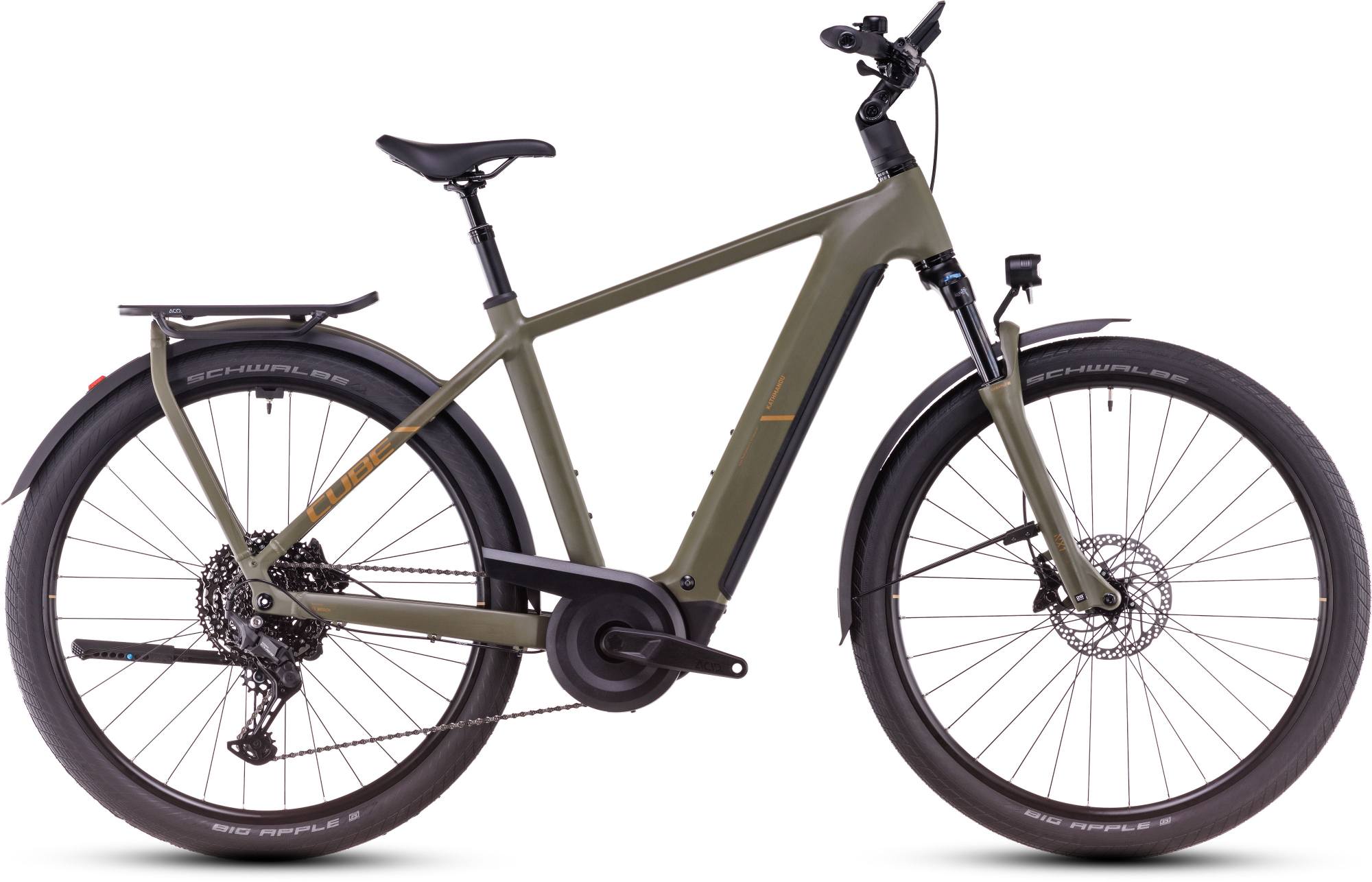 CUBE KATHMANDU HYBRID PRO 800 DUSTYOLIVE/GOLD
