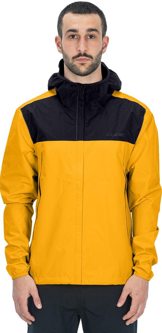 CUBE Atx Rain Jacket Cmpt Yellow/Black