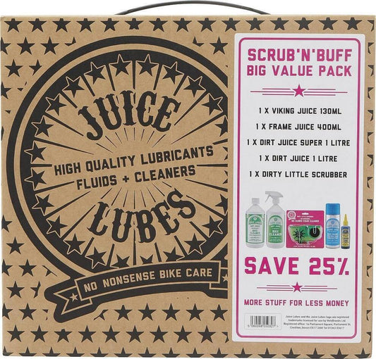 JUICE LUBES SCRUB AND BUFF PACK