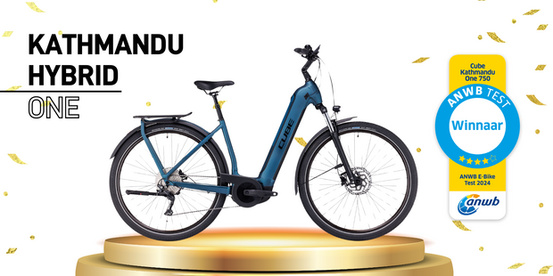 CUBE KATHMANDU HYBRID ONE 750 - WINNAAR ANWB E-BIKETEST 2024
