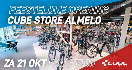 FIETSPLEZIER IN OVERVLOED: FEESTELIJKE OPENING CUBE STORE ALMELO!