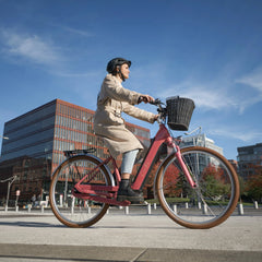 CUBE fiets met stadsfiets banden