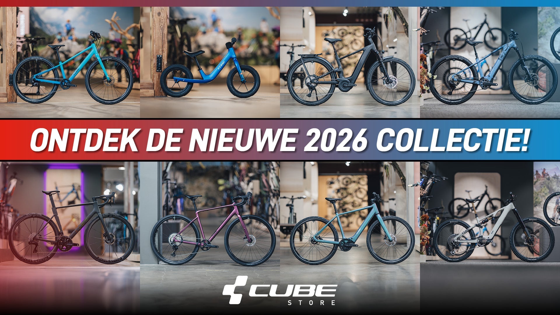 CUBE 2026 Collectie Ontdek De Nieuwste E Bikes Sportieve Modellen Taart CUBESTORE 2026 