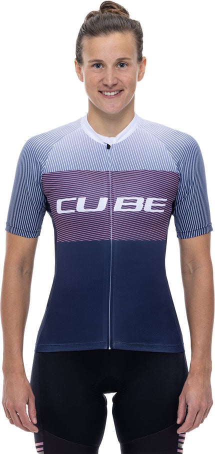 CUBE TEAMLINE WS JERSEY CMPT S/S BLUE/VIOLET