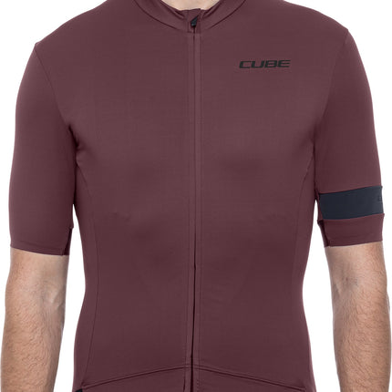 Cube Blackline Jersey S/S Dark Red