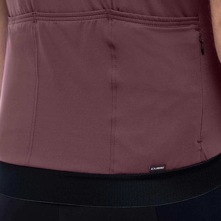 Cube Blackline Jersey S/S Dark Red
