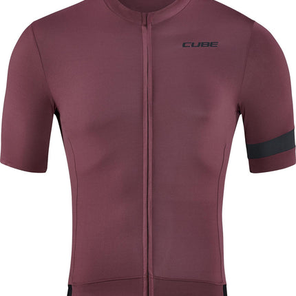 Cube Blackline Jersey S/S Dark Red