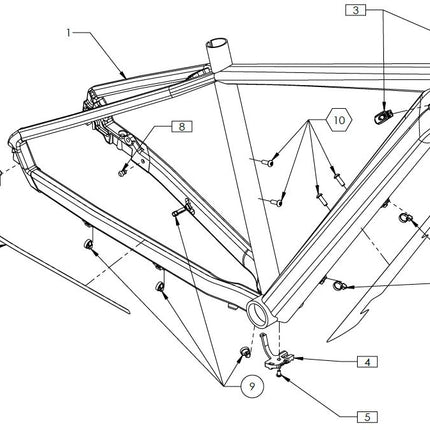 CUBE Mech Hanger 10148 Black