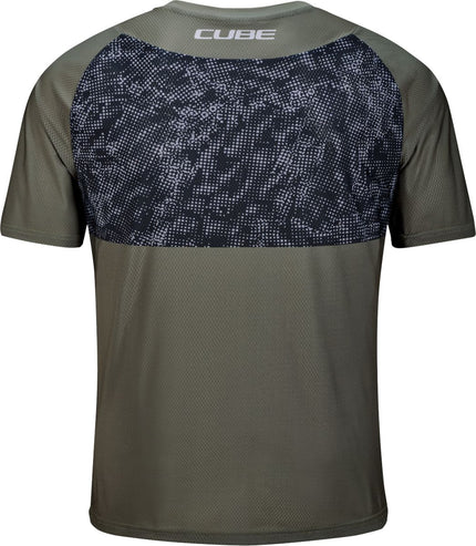 CUBE MTB JERSEY MATRIX TM S/S REED GREEN