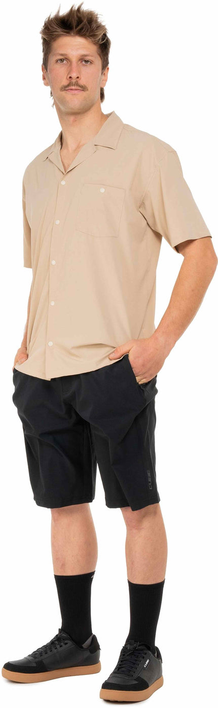 CUBE SHIRT LIGHTWEIGHT S/S SAND