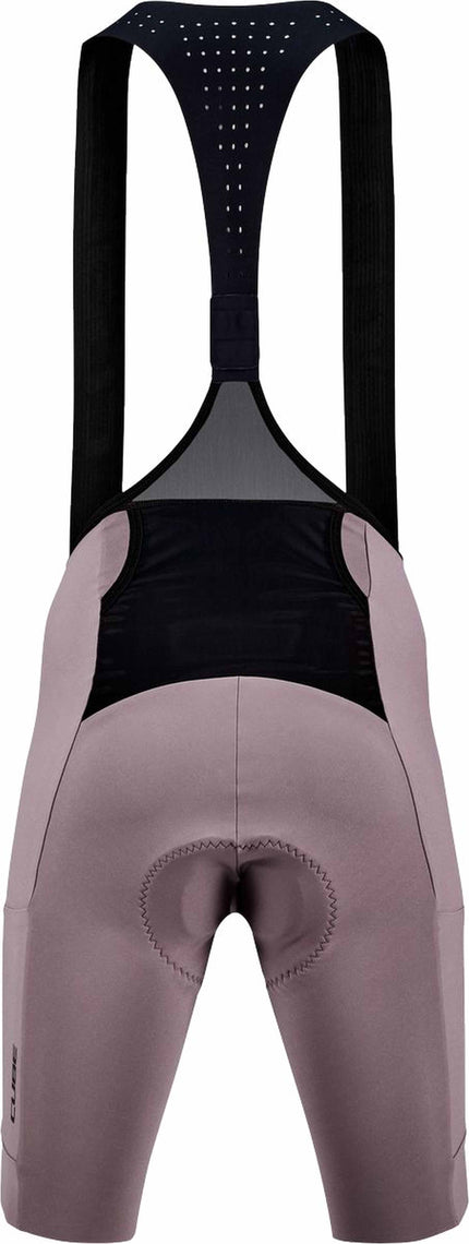 CUBE GRAVEL WS BIB SHORT CARGO BURGUNDY