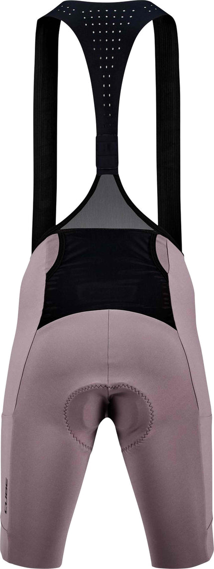 CUBE GRAVEL WS BIB SHORT CARGO BURGUNDY