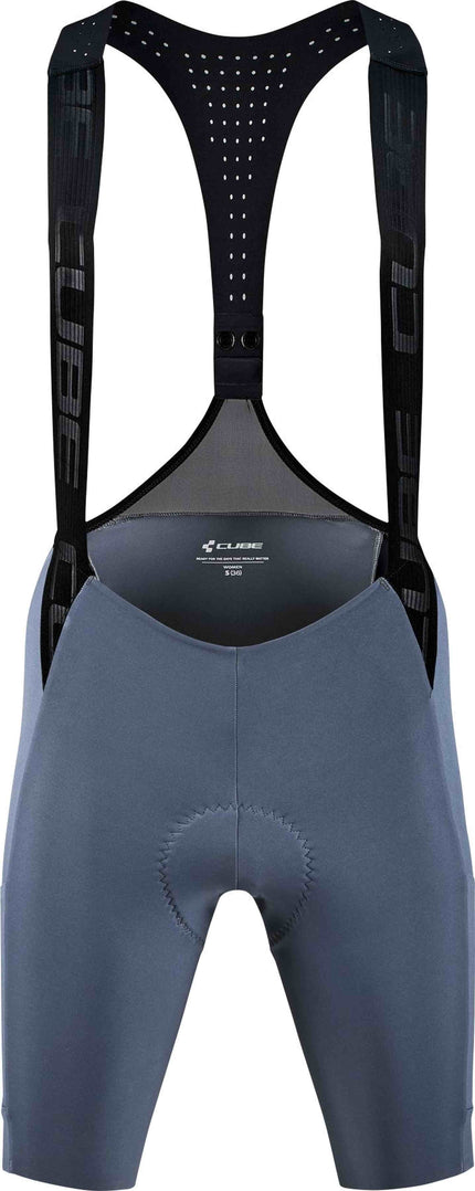 CUBE GRAVEL WS BIB SHORT CARGO DARK BLUE