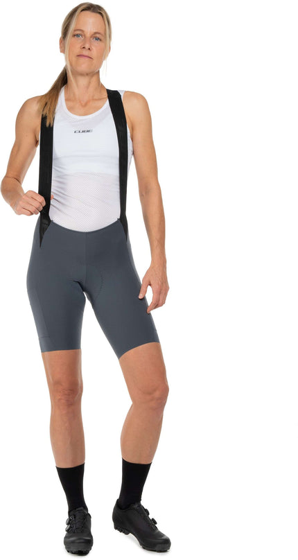 CUBE GRAVEL WS BIB SHORT CARGO DARK BLUE