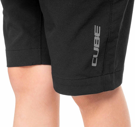 CUBE MTB BAGGY SHORT ROOKIE BLACK
