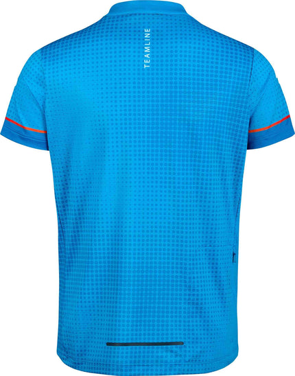 CUBE ROAD/XC JERSEY HALF ZIP ROOKIE S/S BLUE