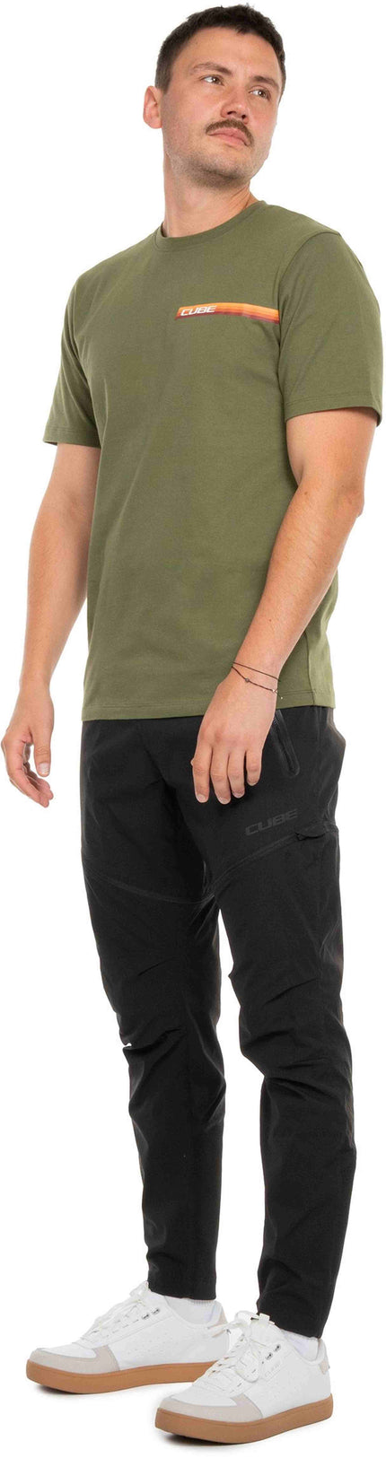 CUBE ORGANIC T-SHIRT RETRO OLIVE