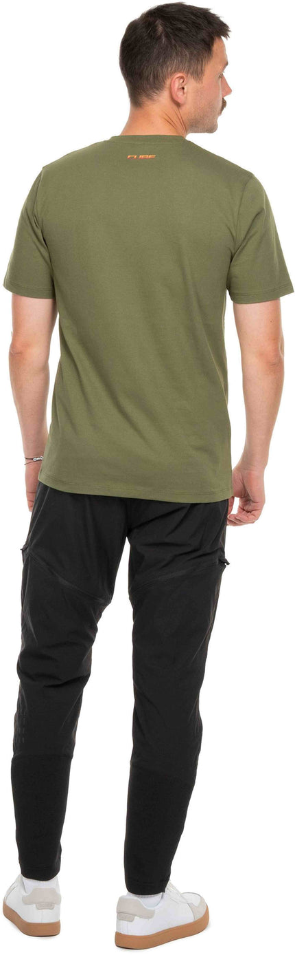CUBE ORGANIC T-SHIRT RETRO OLIVE
