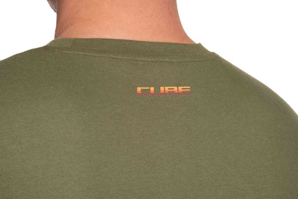 CUBE ORGANIC T-SHIRT RETRO OLIVE