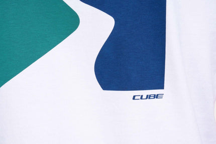 CUBE ORGANIC T-SHIRT SUNSET WHITE