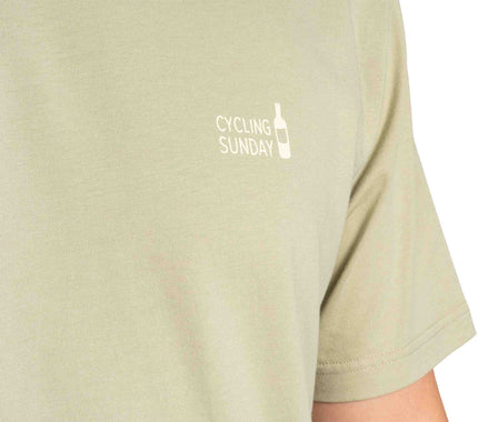 CUBE ORGANIC T-SHIRT CYCLING SUNDAY GTY FIT SAGE GREEN