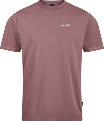 CUBE ORGANIC T-SHIRT KEEP SENDING GTY FIT PLUM