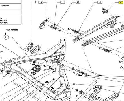 CUBE Hanger Mtb Rr X12 Std 10240 Black