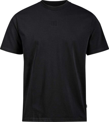 CUBE ORGANIC T-SHIRT EMBOSSED GTY FIT BLACK