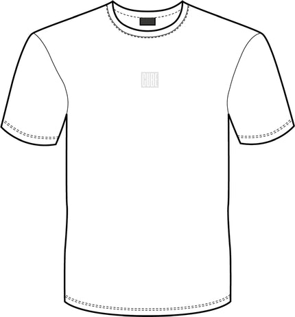 CUBE ORGANIC T-SHIRT EMBOSSED GTY FIT WHITE