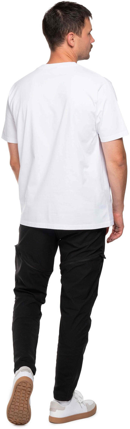 CUBE ORGANIC T-SHIRT EMBOSSED GTY FIT WHITE
